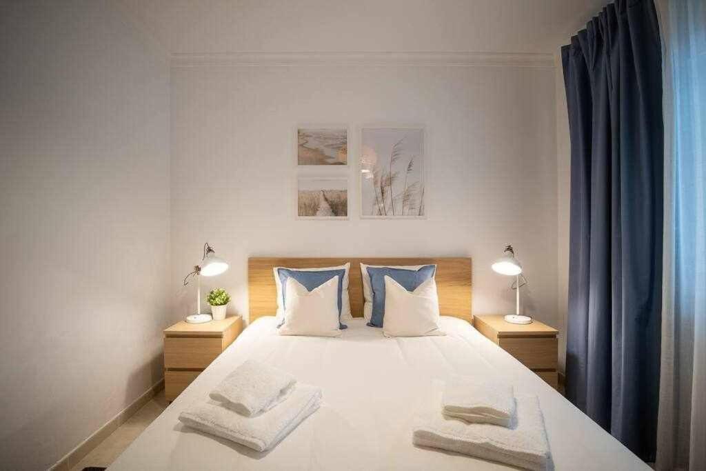 Modern 3Br Apt W/ Lg Terrace, Bbq, Ac & Parking Tavira Exterior foto